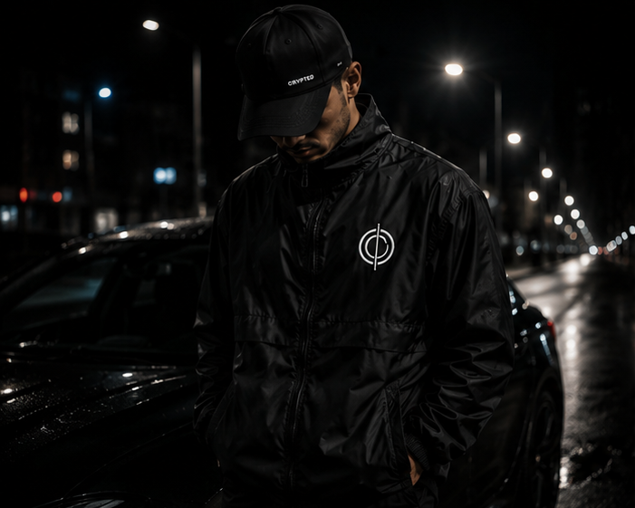 Crypted Cipher windbreaker